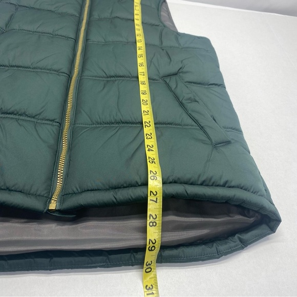 PUFFER VEST MENS MEDIUM GREEN WEATHERPROOF VINTAGE - Picture 9 of 10